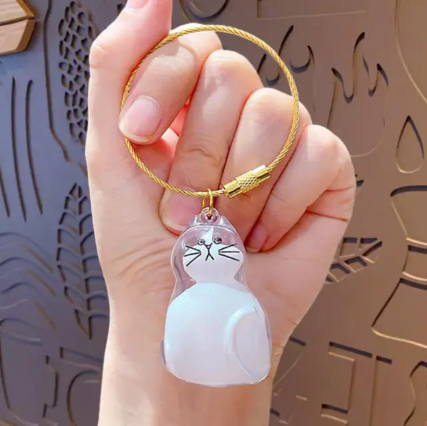 Cat Fur Keychain