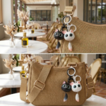 Cat Resin Keychain Accessory for Handbags, Backpacks, Gifting (Pack of 1) 3 Cat Resin Keychain